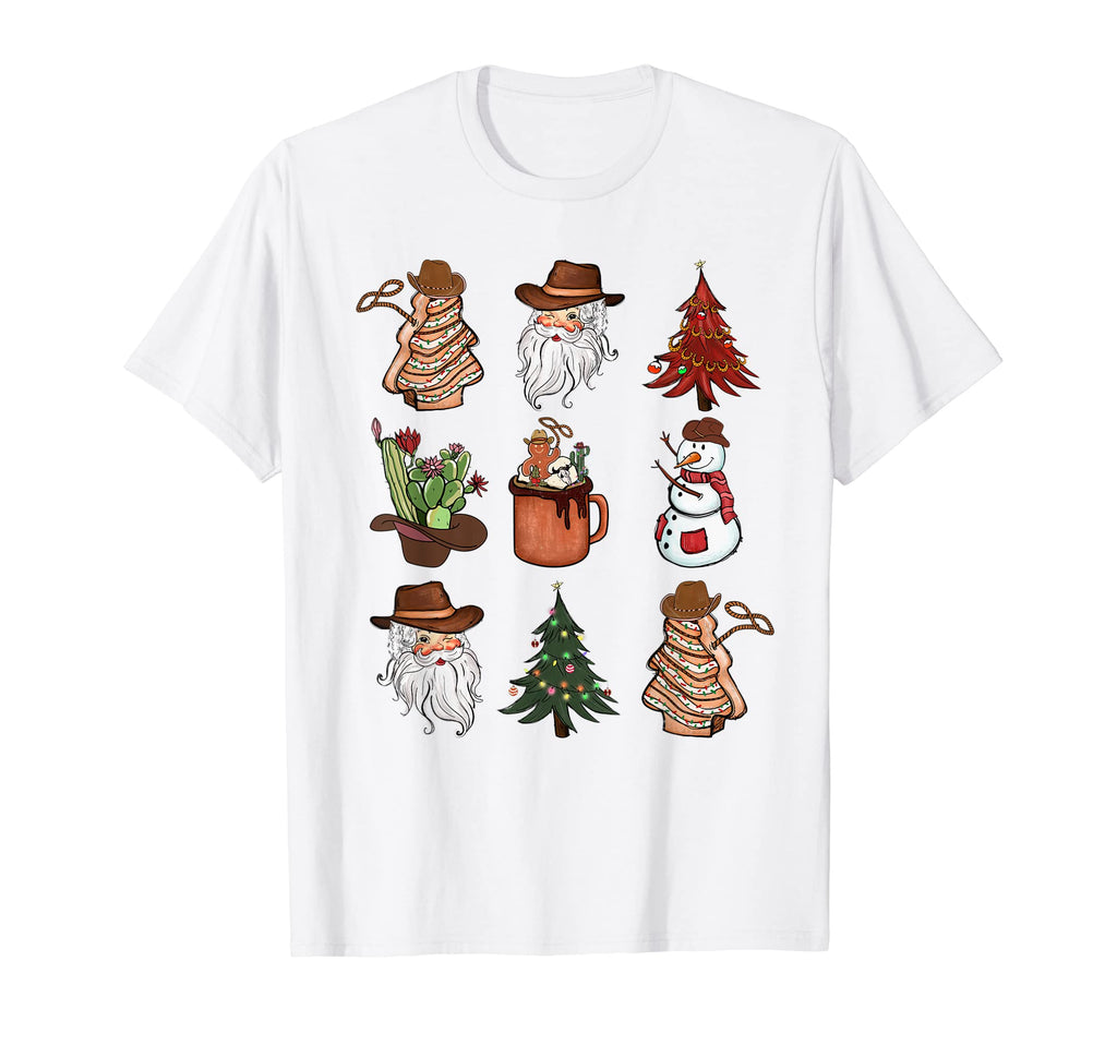 Cowboy Howdy Santa Country Western T-Shirt - Streetwear Style Men Women - T-Shirt, Sweatshirt, Hoodie