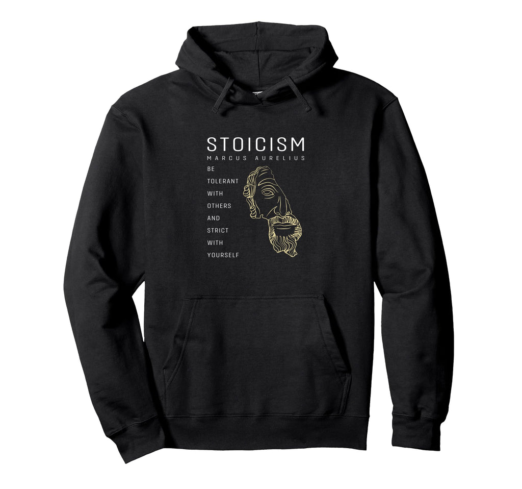 Be Tolerant Others Stoicism Marcus Hoodie - Aesthetic Graphic for Adults - T-Shirt, Sweatshirt, Hoodie