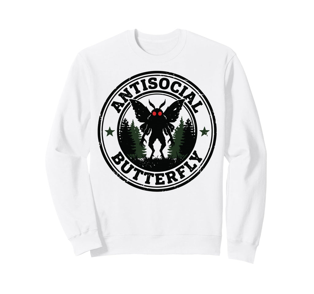 Cryptid Cryptozoology Mothman Hoodie - Aesthetic Graphic Men Women - T-Shirt, Sweatshirt, Hoodie