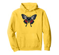 Mothman Antisocial Butterfly Hoodie - Aesthetic Graphic for Adults - T-Shirt, Sweatshirt, Hoodie