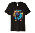 Pug Dog Sunglasses Vaporwave 80S T-Shirt - Trendy Graphic Unisex - T-Shirt, Sweatshirt, Hoodie