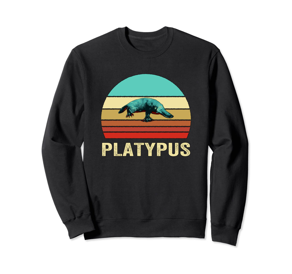 Sunset Platypus Sweatshirt - Novelty Apparel Unisex - T-Shirt, Sweatshirt, Hoodie