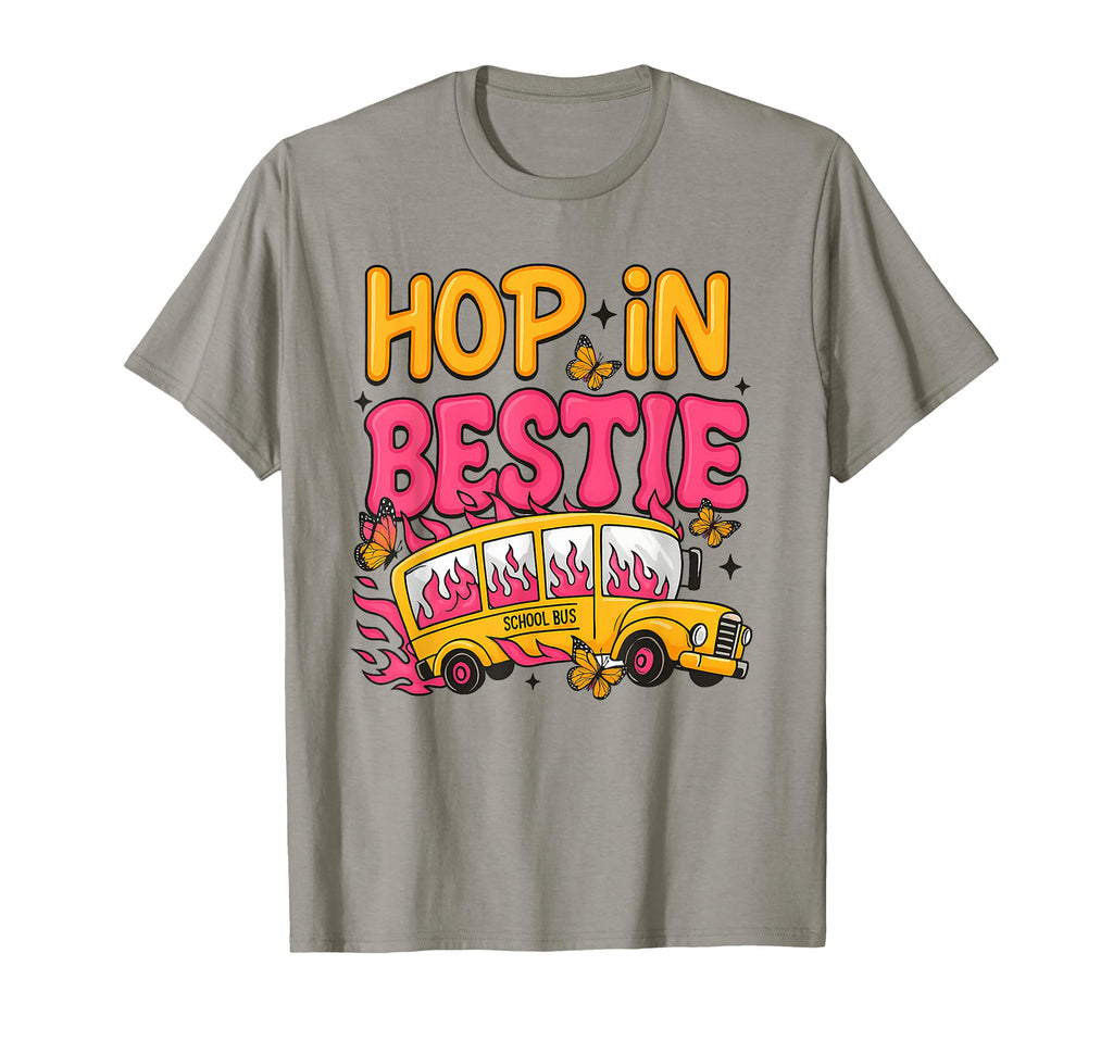 Hop Bestie Struggle Bus First Day School T-Shirt - Graphic Print Unisex - T-Shirt, Sweatshirt, Hoodie