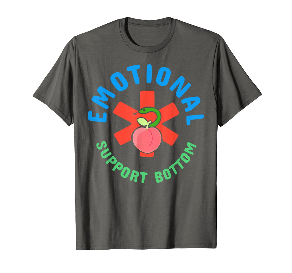 Emotional Support Bottom Symbol Funny T-Shirt - Streetwear Style for Adults - T-Shirt, Sweatshirt, Hoodie