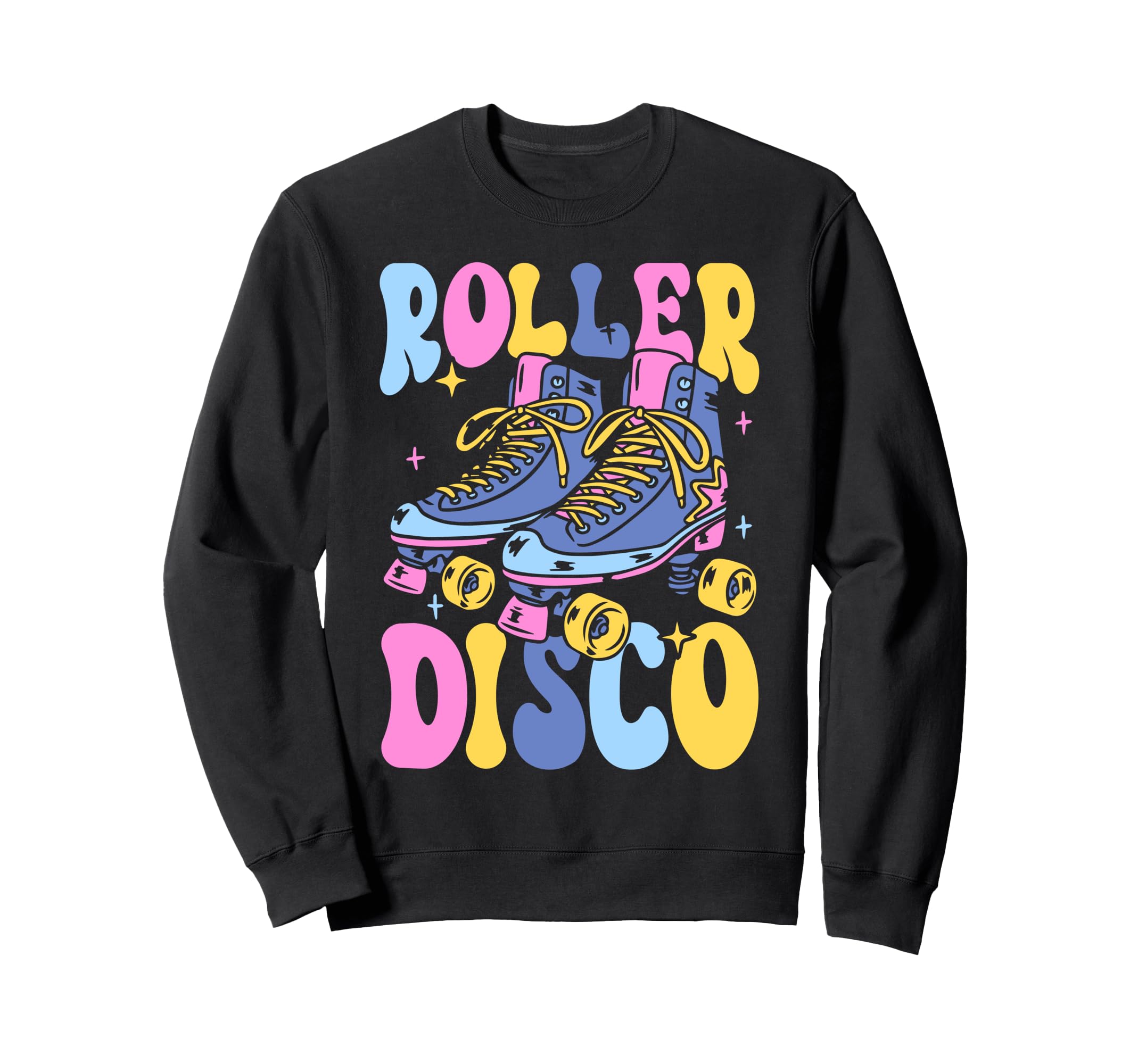 Roller Skating Skate 1970S Roller Sweatshirt - Fun Novelty Design Unisex - T-Shirt, Sweatshirt, Hoodie