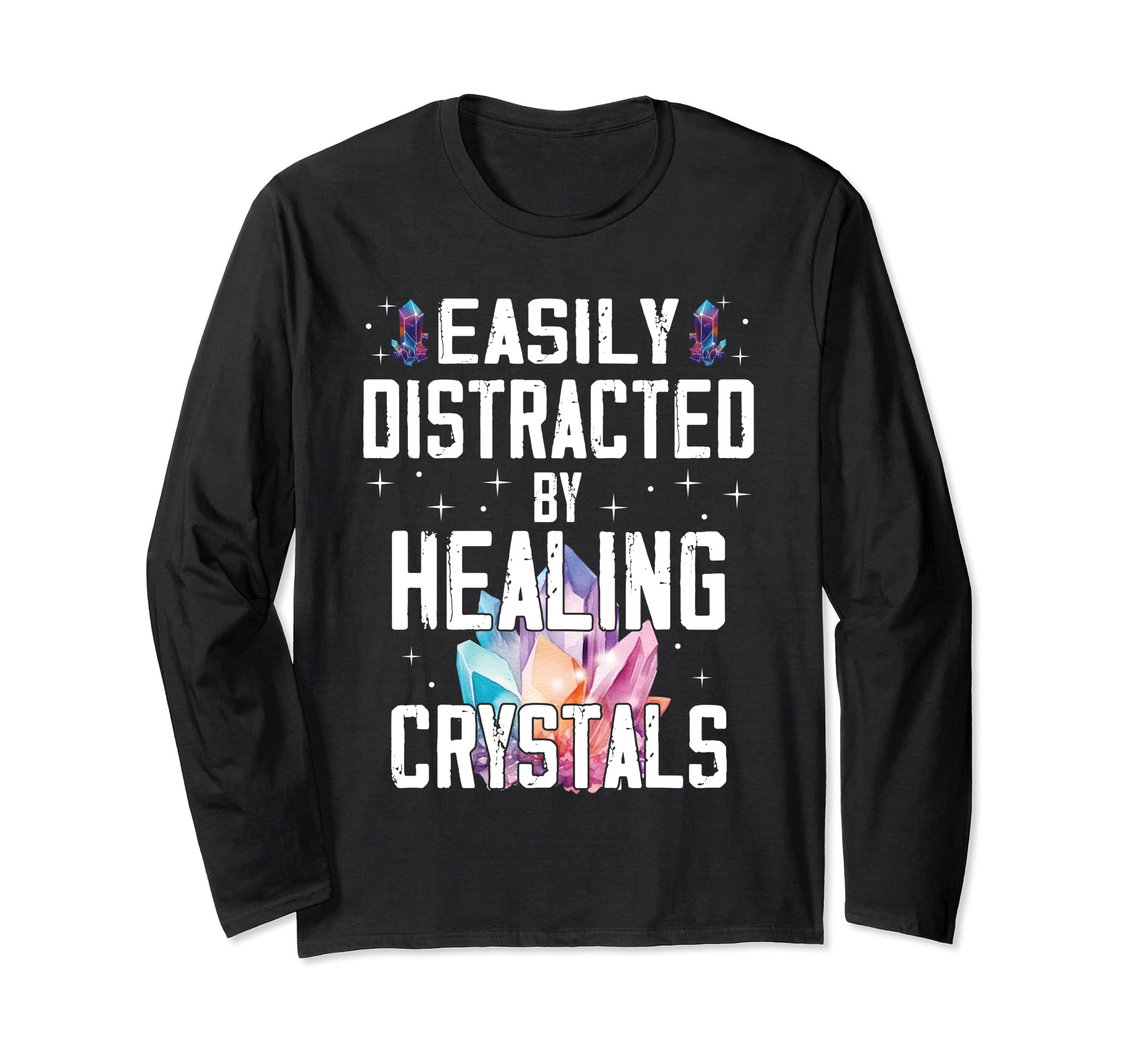 Funny Gemstone Chakra Healer Spiritual T-Shirt - Minimalist Print Unisex - T-Shirt, Sweatshirt, Hoodie