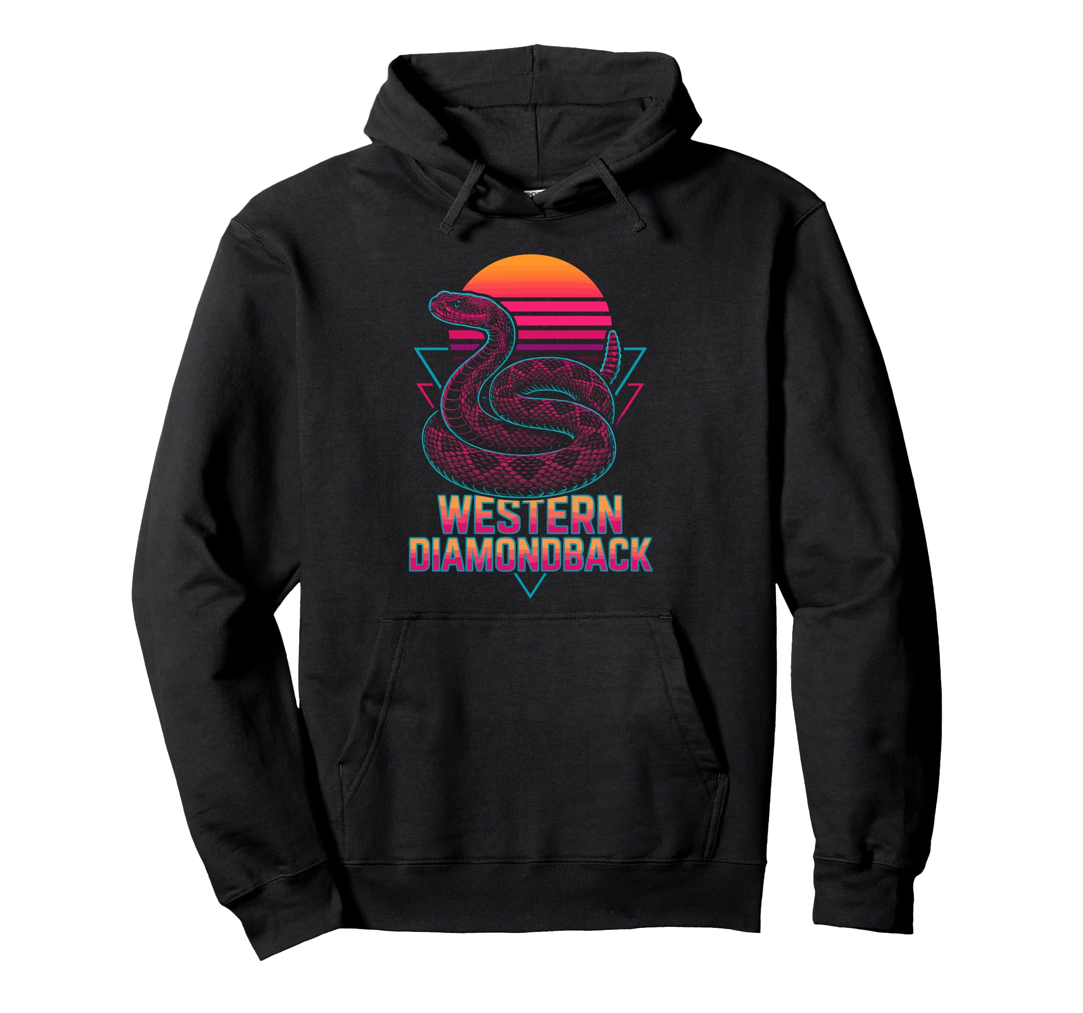 Western Diamondback Hoodie - Casual Everyday Wear for Adults - T-Shirt, Sweatshirt, Hoodie