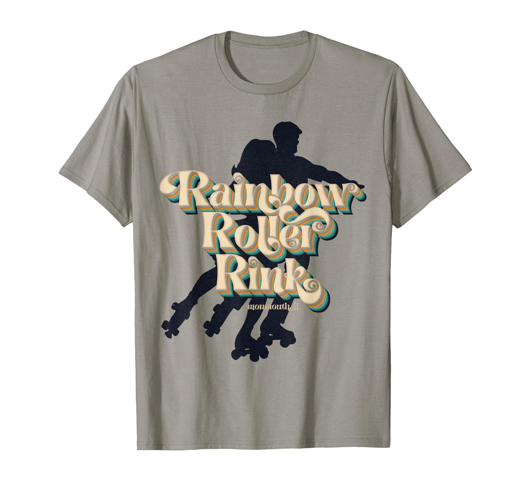 Rainbow Roller Rink T-Shirt - Aesthetic Graphic for Adults - T-Shirt, Sweatshirt, Hoodie