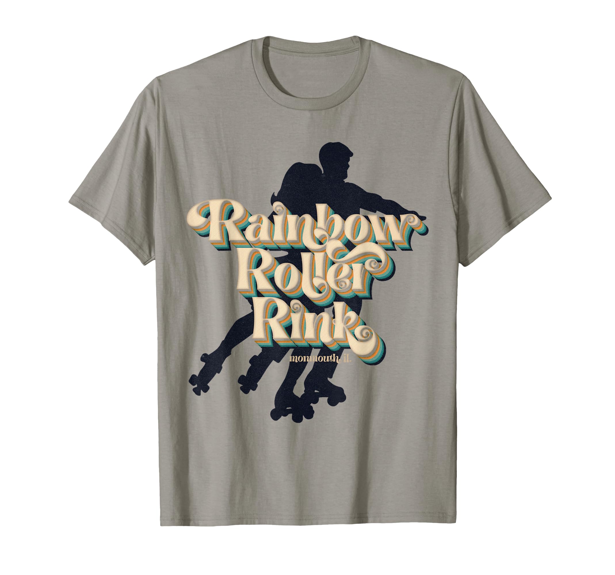 Rainbow Roller Rink T-Shirt - Aesthetic Graphic for Adults - T-Shirt, Sweatshirt, Hoodie