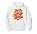 Overstimulated Groovy Funny Mothers Day Hoodie - Trendy Graphic Unisex - T-Shirt, Sweatshirt, Hoodie