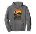 Chasing Sunsets Not Deadlines Adventure Hoodie - Novelty Apparel Unisex - T-Shirt, Sweatshirt, Hoodie