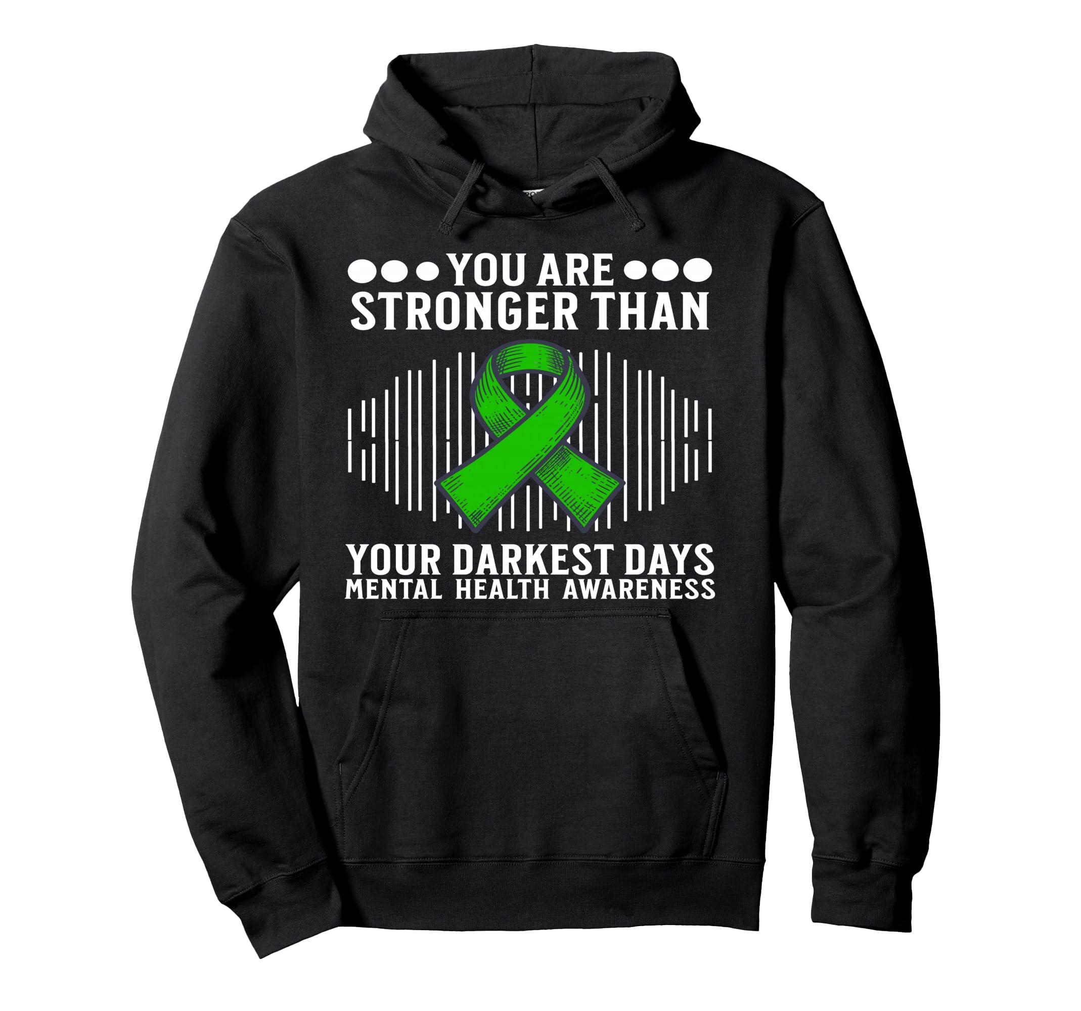 Support Mental Health Awareness Hoodie - Custom Art Print Men Women - T-Shirt, Sweatshirt, Hoodie