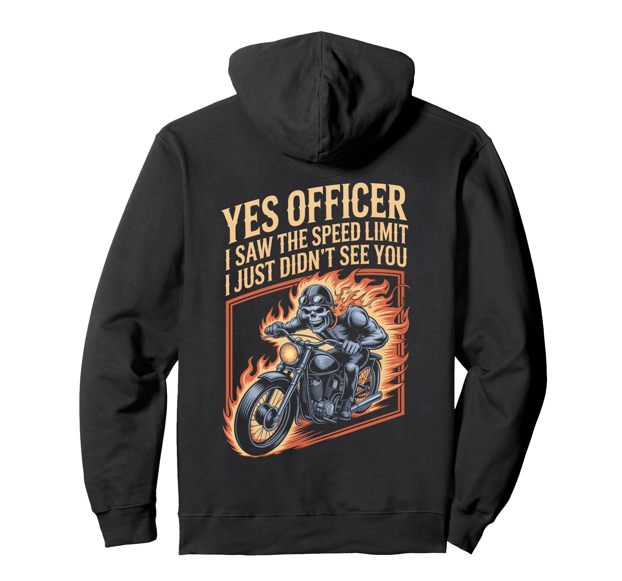 Motorcycle Riding Biker Funny Outfit Hoodie - Trendy Graphic Unisex - T-Shirt, Sweatshirt, Hoodie