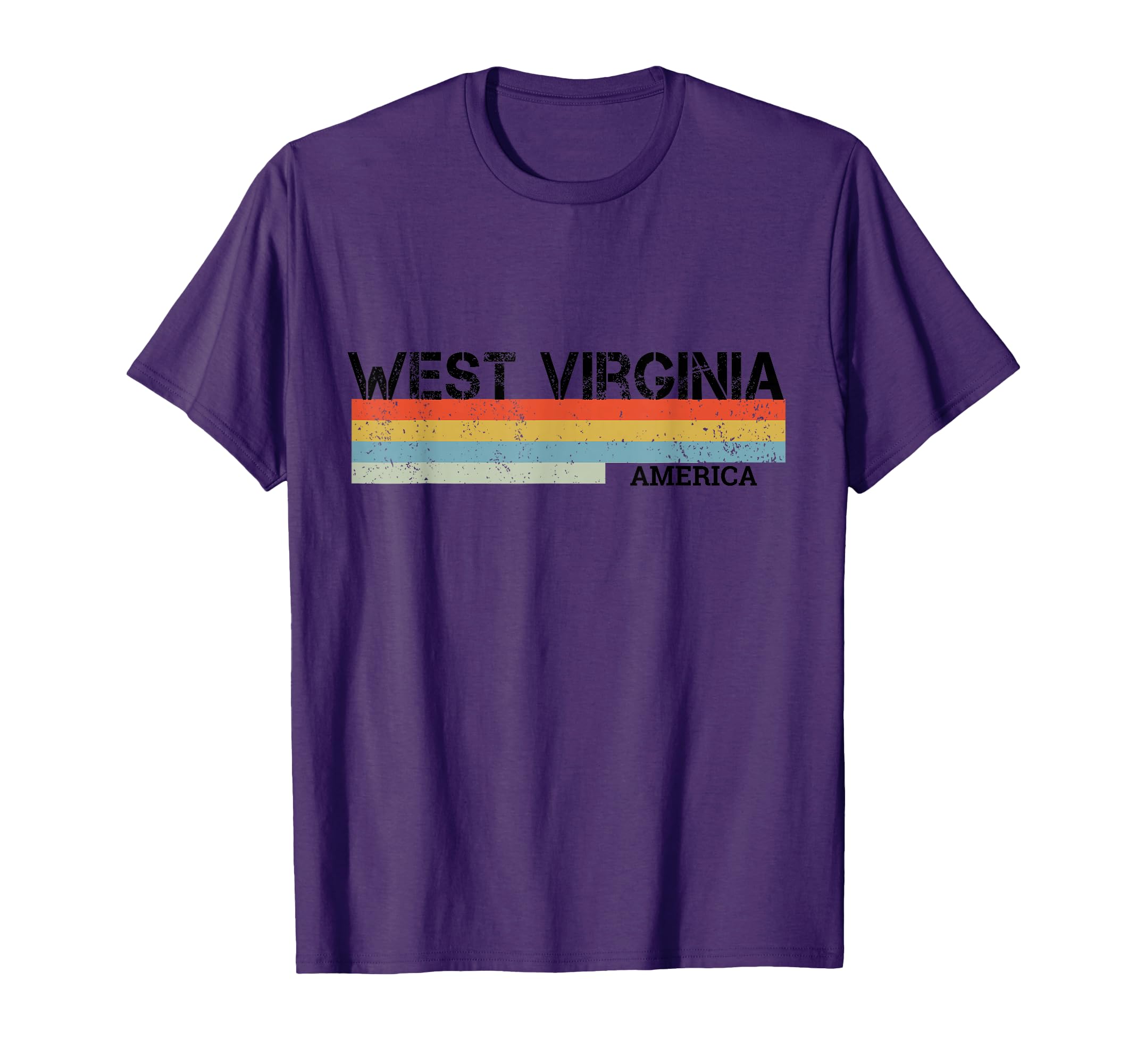 West Virginia Stripes Sweatshirt - Minimalist Print Unisex - T-Shirt, Sweatshirt, Hoodie