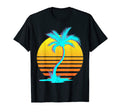 Synthwave Palm Trees 80S Art T-Shirt - Novelty Apparel for Adults - T-Shirt, Sweatshirt, Hoodie