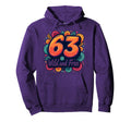 Wild And Free 63 Birthday Gift Hoodie - Streetwear Style for Adults - T-Shirt, Sweatshirt, Hoodie