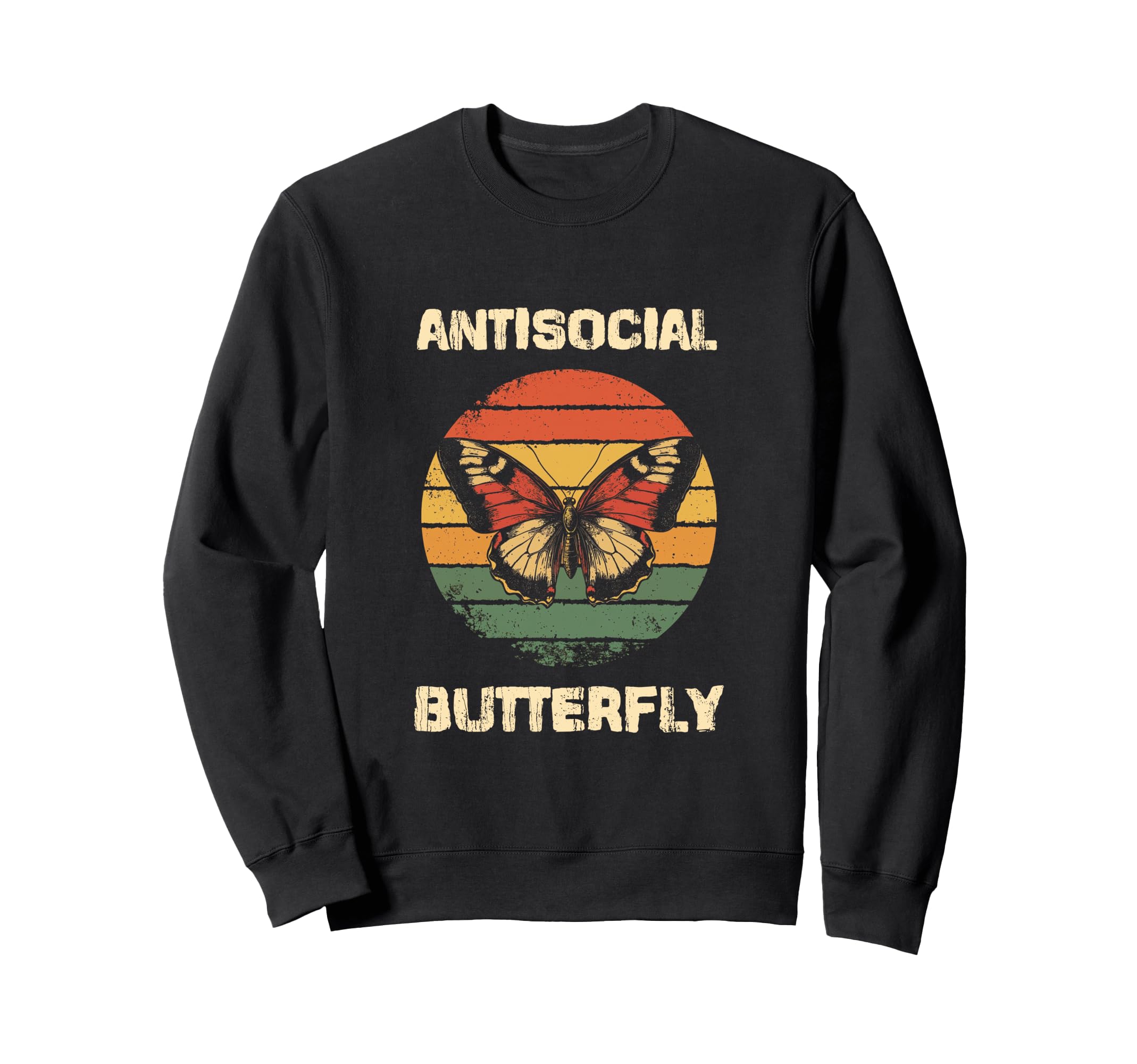 Antisocial Butterfly Gift Hoodie - Novelty Apparel for Adults - T-Shirt, Sweatshirt, Hoodie