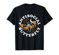 Antisocial Butterfly Partying Shadows T-Shirt - Graphic Print for Adults - T-Shirt, Sweatshirt, Hoodie