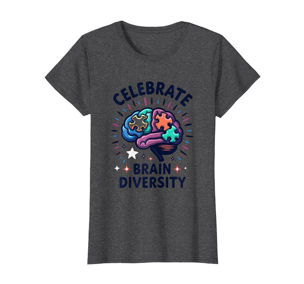 Celebrate Brain Diversity T-Shirt - Aesthetic Graphic Men Women - T-Shirt, Sweatshirt, Hoodie