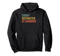 Easily Distracted Rainbows Pilot Hoodie - Custom Art Print Unisex - T-Shirt, Sweatshirt, Hoodie