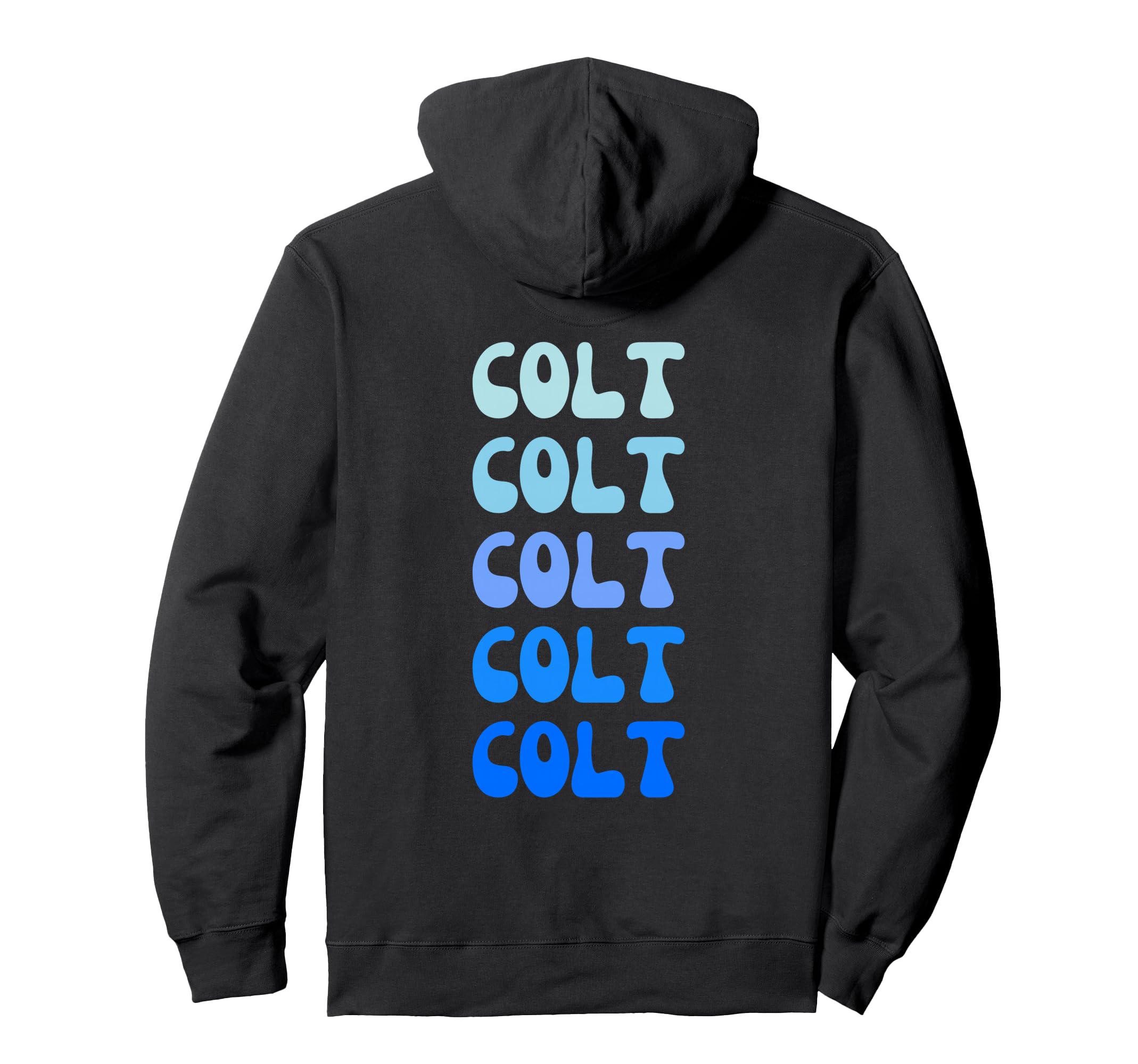 Colt Name Stack Hoodie - Streetwear Style Unisex - T-Shirt, Sweatshirt, Hoodie