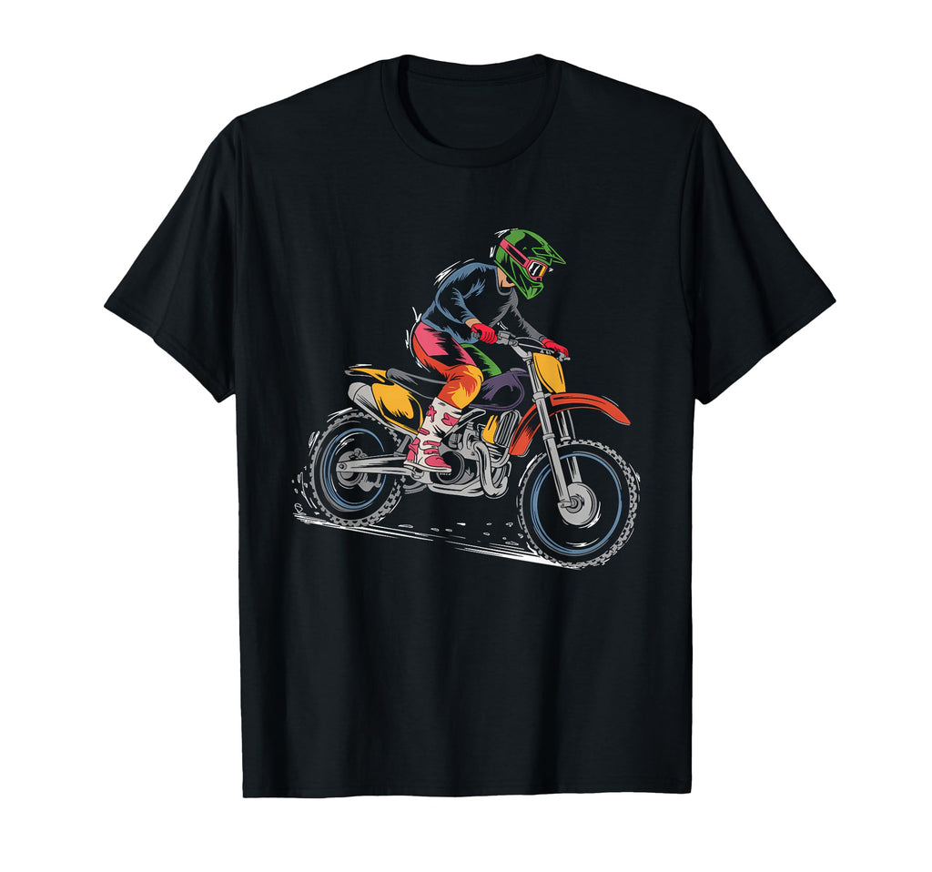Dirt Bike Rider Motorcycle Motocross T-Shirt - Novelty Apparel Men Women - T-Shirt, Sweatshirt, Hoodie