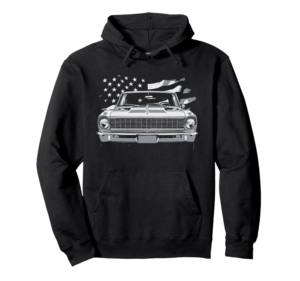 66 67 Nova Front Grill Muscle Car Hoodie - Streetwear Style Men Women - T-Shirt, Sweatshirt, Hoodie