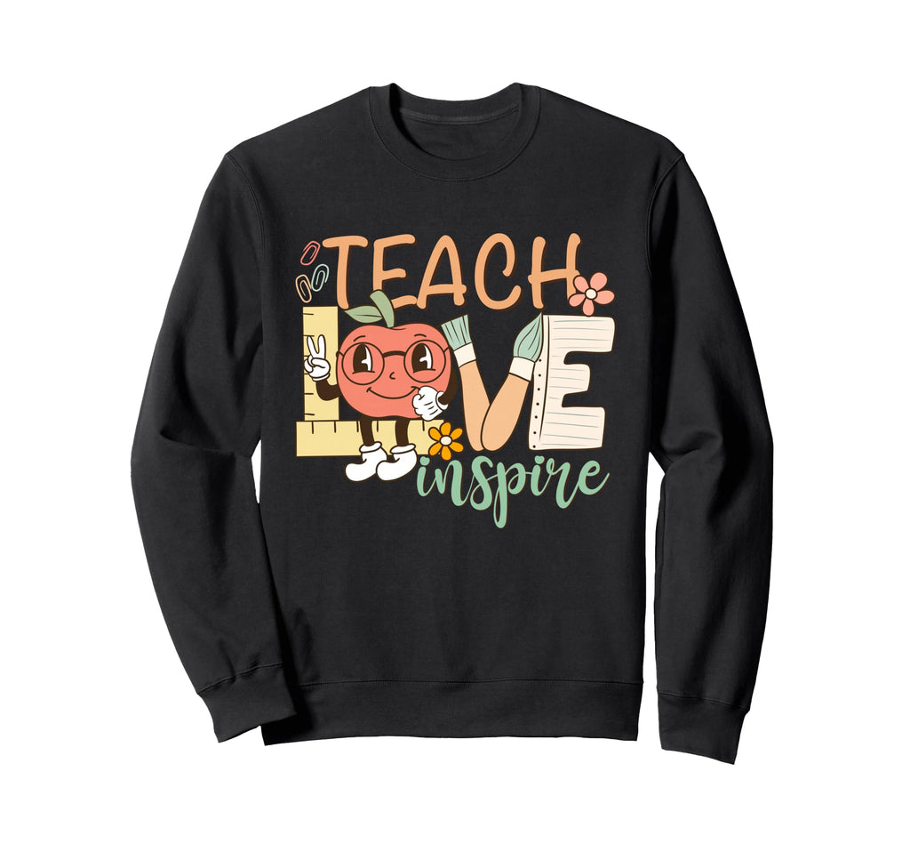 Inspire Educate Classroom Sweatshirt - Minimalist Print Unisex - T-Shirt, Sweatshirt, Hoodie