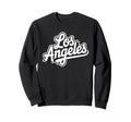 Los Angeles California Usa Cursive Sweatshirt - Fun Novelty Design Unisex - T-Shirt, Sweatshirt, Hoodie