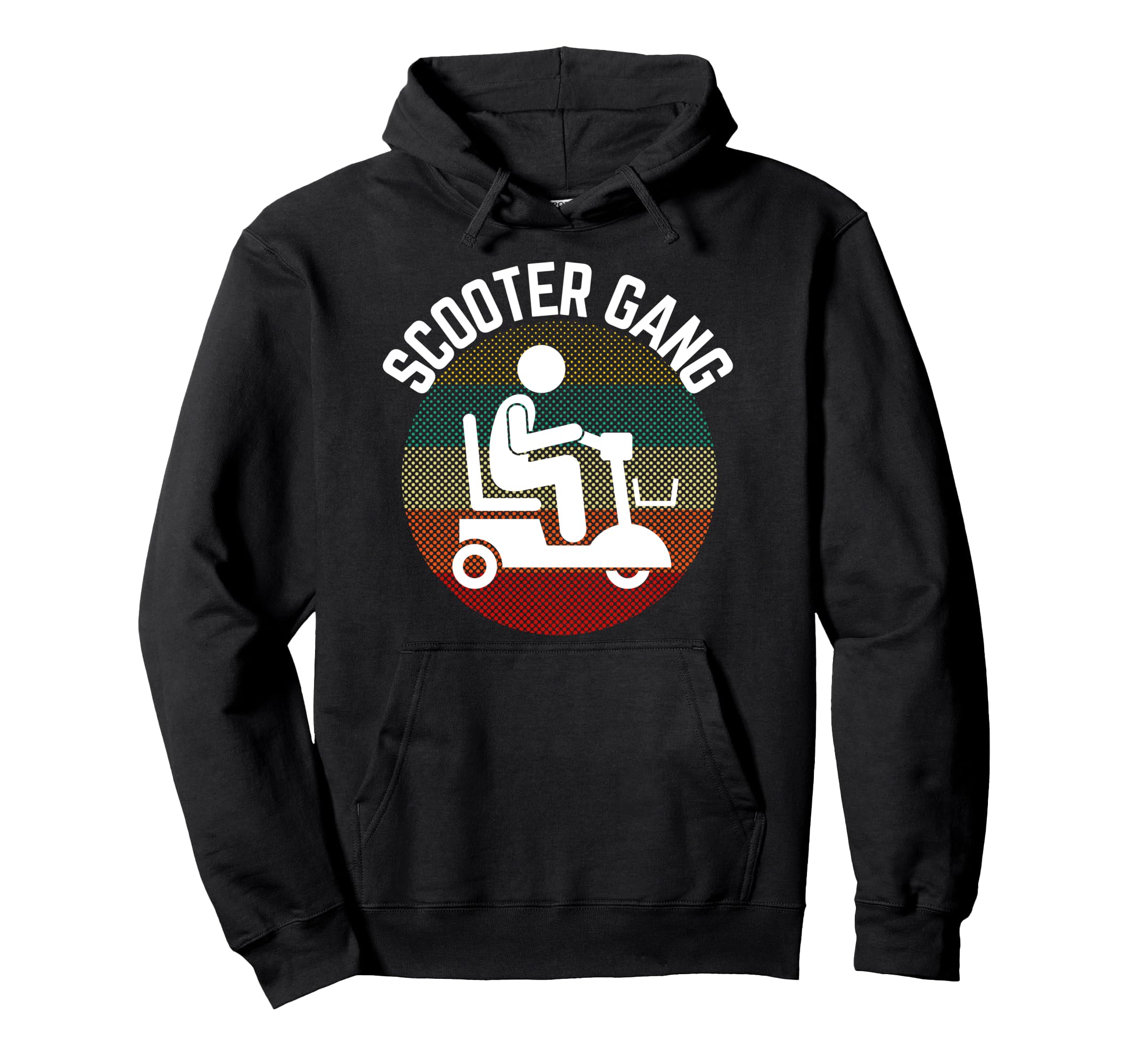 Mobility Scooter Gang Moped Hoodie - Casual Everyday Wear for Adults - T-Shirt, Sweatshirt, Hoodie