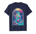 Japanese Koi Fish Synthwave Outrun T-Shirt - Fun Novelty Design for Adults - T-Shirt, Sweatshirt, Hoodie