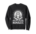 Namaste Cat Yoga Meditation Lover Sweatshirt - Custom Art Print Men Women - T-Shirt, Sweatshirt, Hoodie