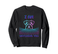 Schnauzer Peeking Synthwave Dog Sweatshirt - Minimalist Print Men Women - T-Shirt, Sweatshirt, Hoodie