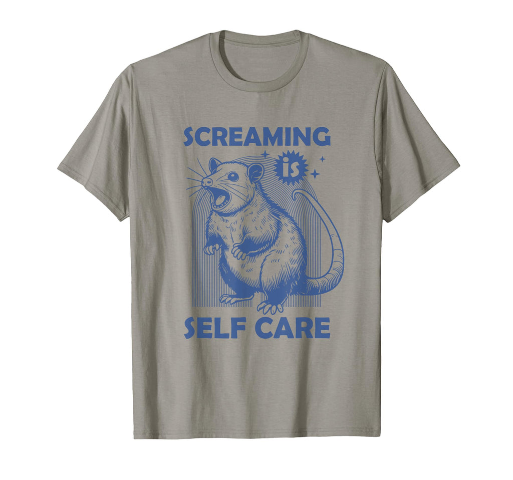 Possum Funny Trendy Aesthetic Self Care T-Shirt - Unique Graphic Men Women - T-Shirt, Sweatshirt, Hoodie