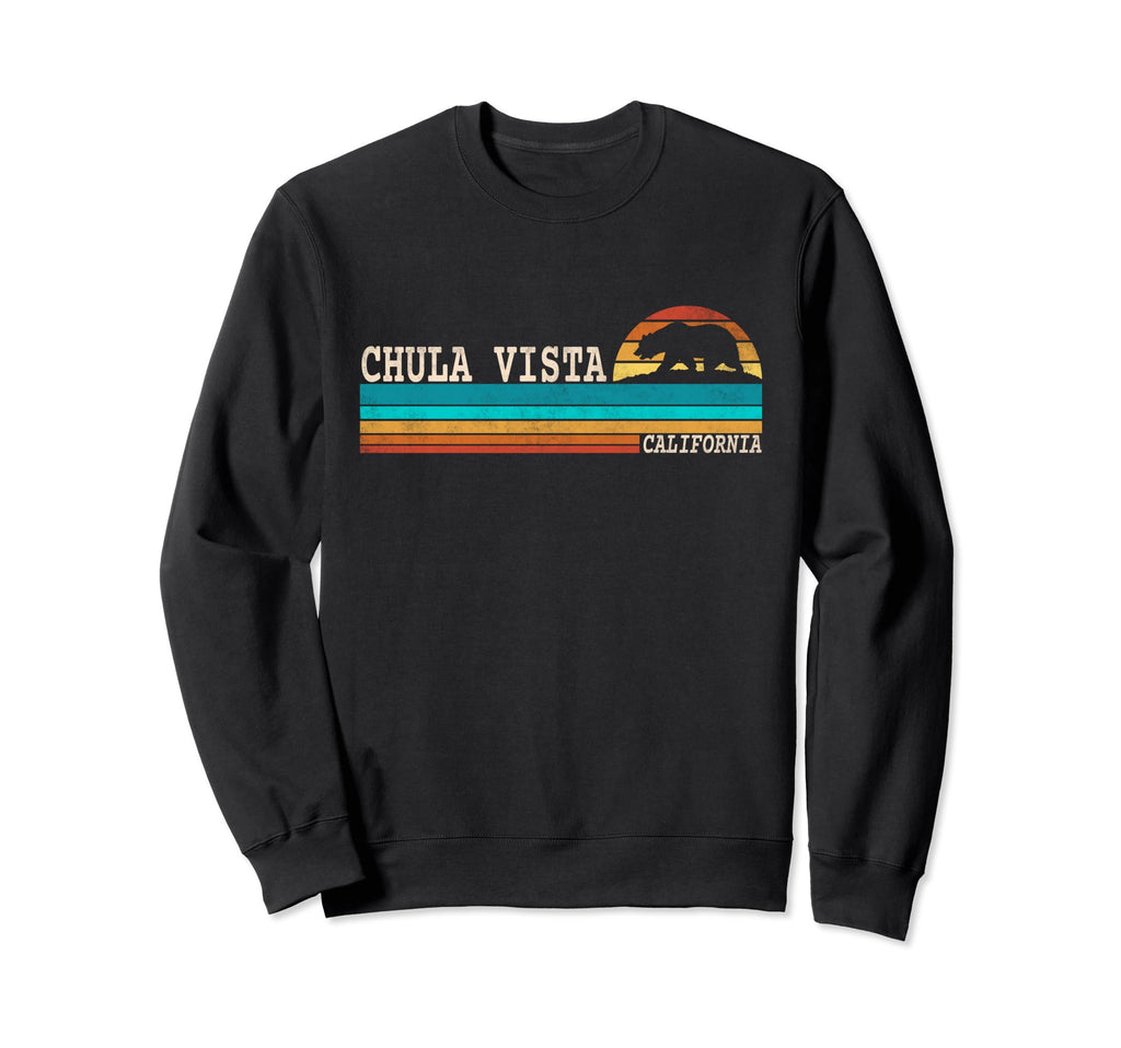 Chula Vista California State Bear Sweatshirt - Aesthetic Graphic Unisex - T-Shirt, Sweatshirt, Hoodie