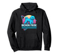 Bichon Frise Synthwave Aesthetic Dog Hoodie - Casual Everyday Wear Unisex - T-Shirt, Sweatshirt, Hoodie