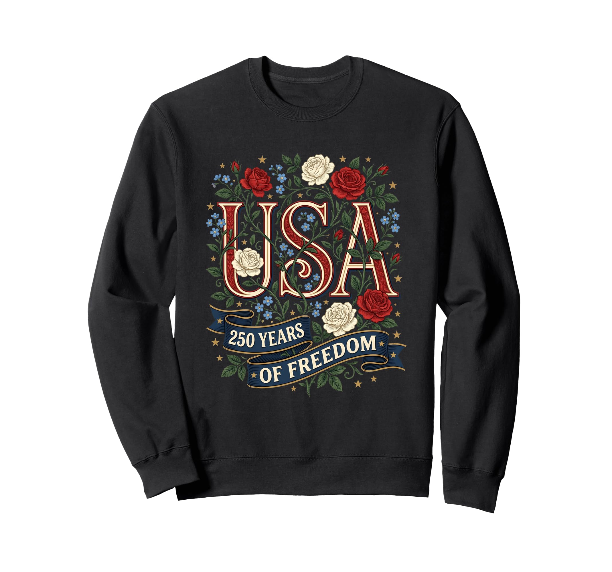 Patriotic Usa America 250 Years Sweatshirt - Streetwear Style Men Women - T-Shirt, Sweatshirt, Hoodie