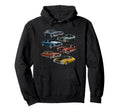 Muscle Cars Collection Car Enthusiasts Hoodie - Minimalist Print Unisex - T-Shirt, Sweatshirt, Hoodie