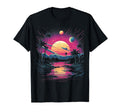 Vaporwave Solar System 80S Synthwave T-Shirt - Custom Art Print for Adults - T-Shirt, Sweatshirt, Hoodie