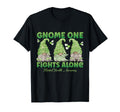 Gnome One Fights Alone Green Mental T-Shirt - Streetwear Style for Adults - T-Shirt, Sweatshirt, Hoodie