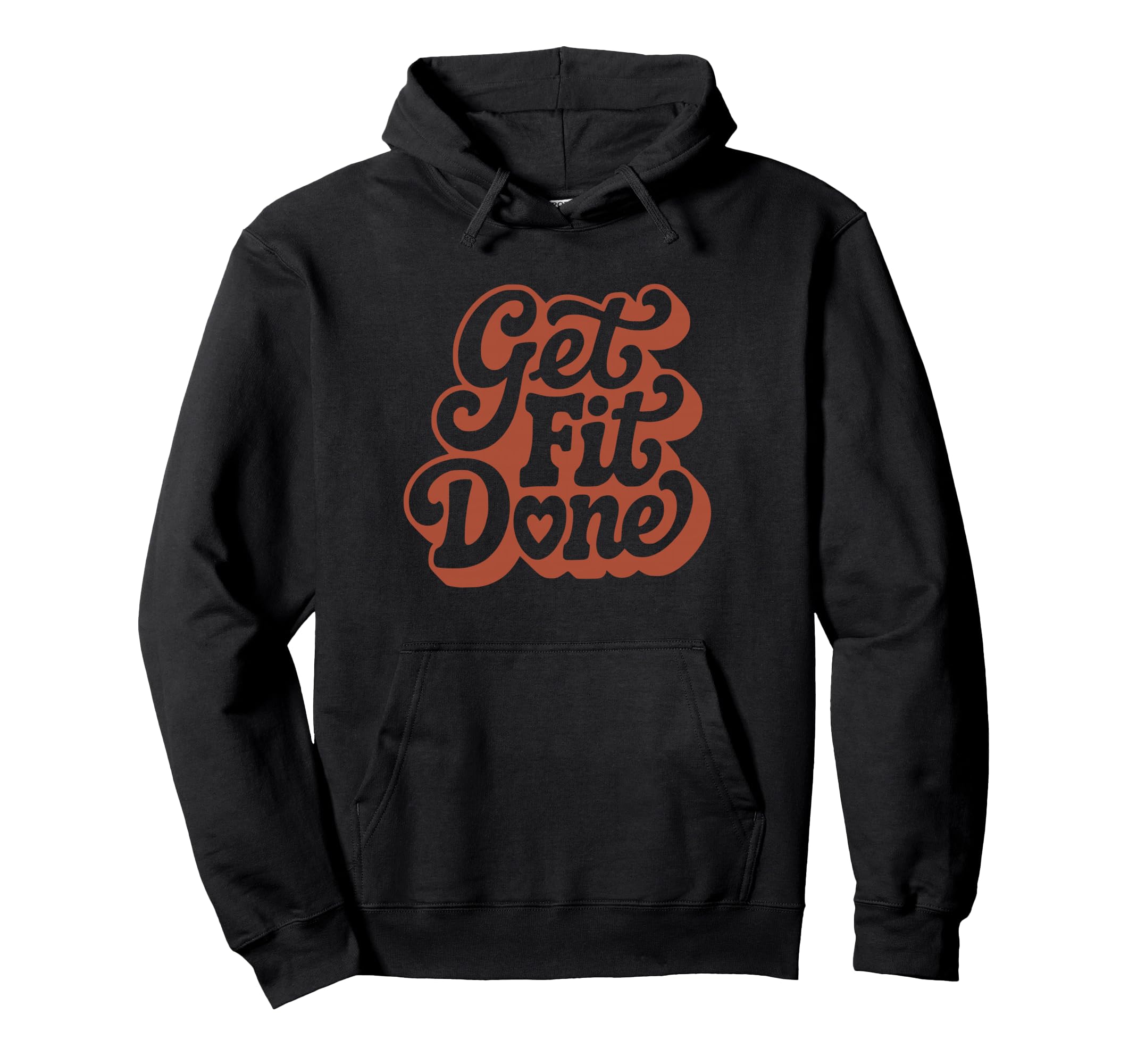Groovy 3D Typography Workout Motivation Hoodie - Novelty Apparel Men Women - T-Shirt, Sweatshirt, Hoodie