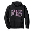 Bold Distorted Typography Grunge Hoodie - Casual Everyday Wear Men Women - T-Shirt, Sweatshirt, Hoodie