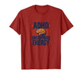 Adhd Brain Unstoppable Energy T-Shirt - Minimalist Print Unisex - T-Shirt, Sweatshirt, Hoodie