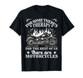 Some Theres Therapy Motorcycle Rider T-Shirt - Fun Novelty Design Men Women - T-Shirt, Sweatshirt, Hoodie