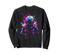 Synthwave Astronaut Cyberpunk 80S Sci Sweatshirt - Graphic Print Men Women - T-Shirt, Sweatshirt, Hoodie