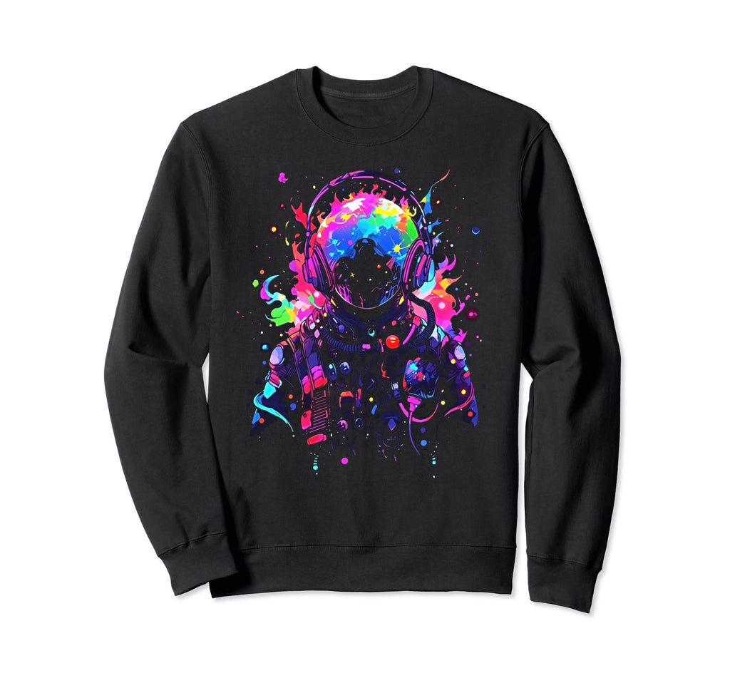 Synthwave Astronaut Cyberpunk 80S Sweatshirt - Novelty Apparel Men Women - T-Shirt, Sweatshirt, Hoodie