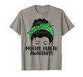 Messy Bun Mental Health Gift Mental T-Shirt - Custom Art Print for Adults - T-Shirt, Sweatshirt, Hoodie