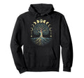 Tree Life Moon Phases As Above So Below 60S Hoodie - Trendy Graphic Unisex - T-Shirt, Sweatshirt, Hoodie