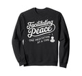Facilitating Peace One Meditation Time Sweatshirt - Unique Graphic Unisex - T-Shirt, Sweatshirt, Hoodie