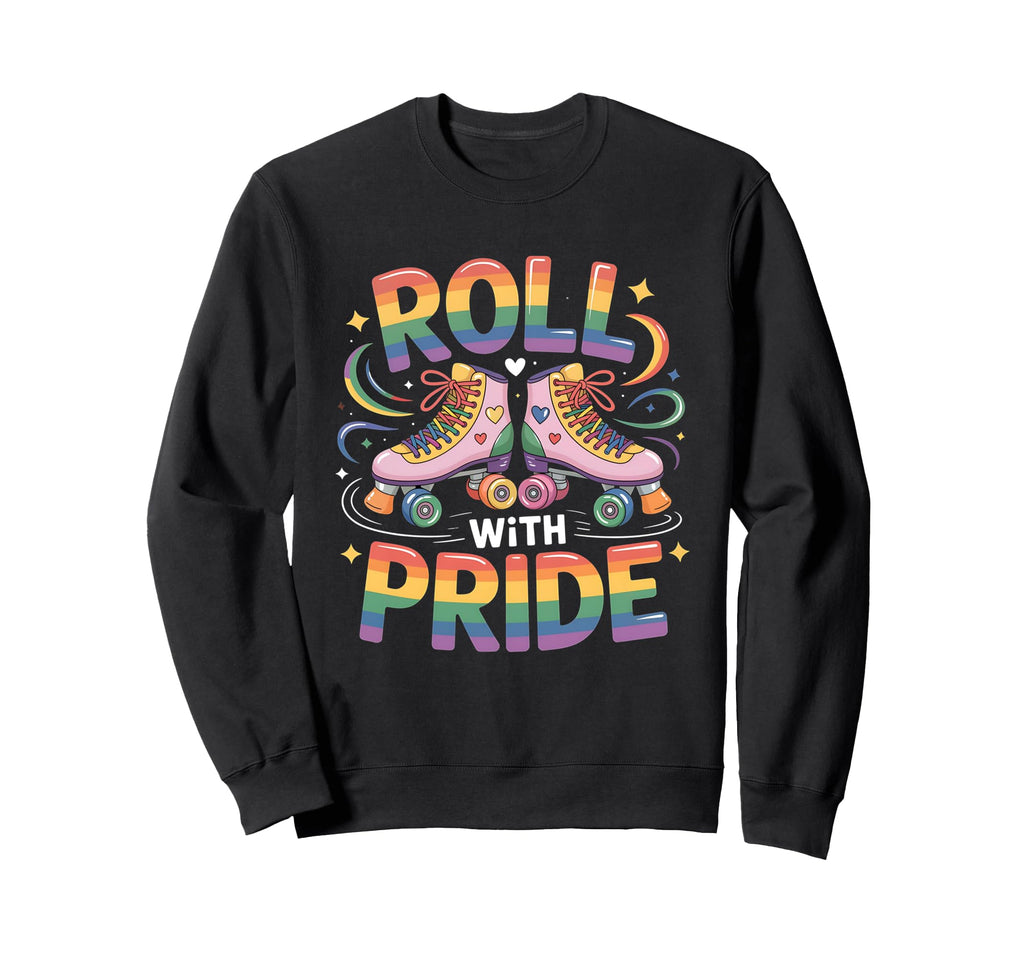 Roller Skate Roller Skating Sweatshirt - Fun Novelty Design for Adults - T-Shirt, Sweatshirt, Hoodie